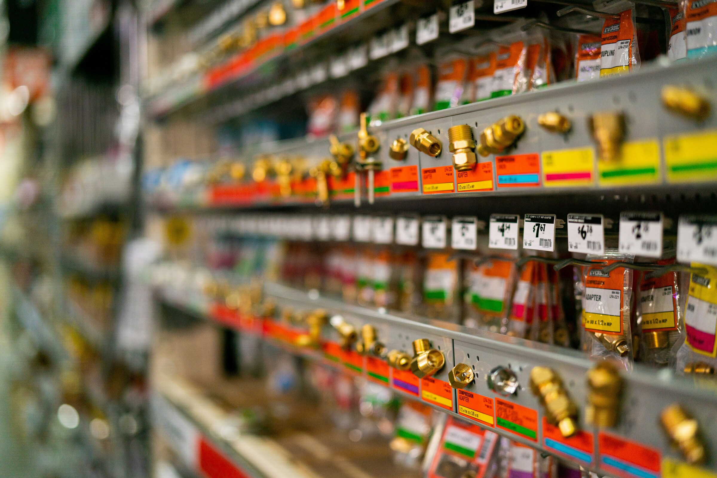 Rayon produits non alimentaires organisé